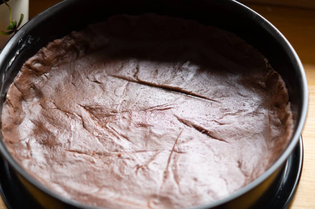 Russischer Zupfkuchen Thermomix: Teig trennen ist Pflicht 6 teig in springform hochziehen