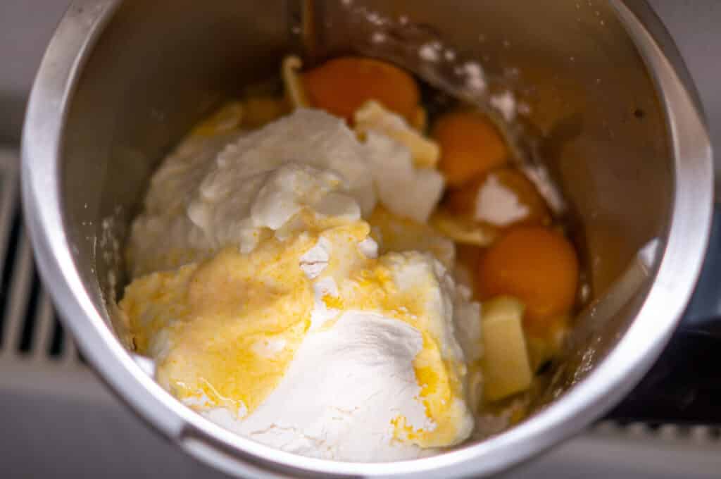 Russischer Zupfkuchen Thermomix: Teig trennen ist Pflicht 7 zutaten fuellung mixtopf