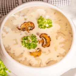 Champignoncremesuppe aus dem Thermomix®