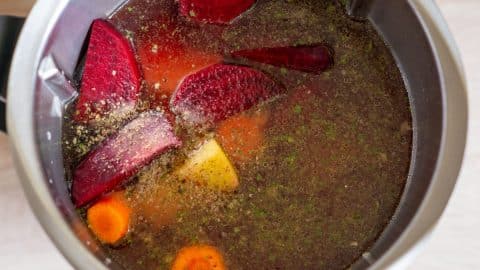 Gemüse kochen Rote Bete Suppe