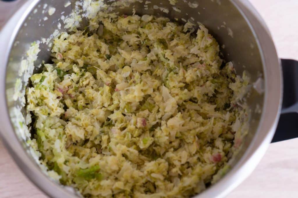 Rahmwirsing Thermomix®: 700 g, 35 Min, mit Speck und Crème 9 rahmwirsing im thermomix kochen