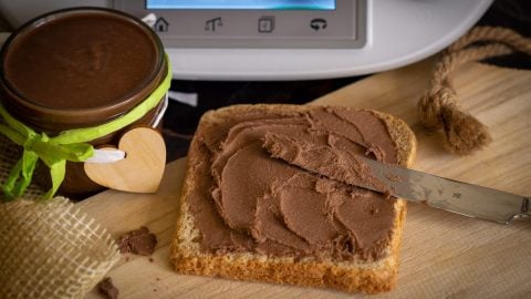 Selbstgemachtes Nutella® (Nuss-Nougat-Creme) aus dem Thermomix®