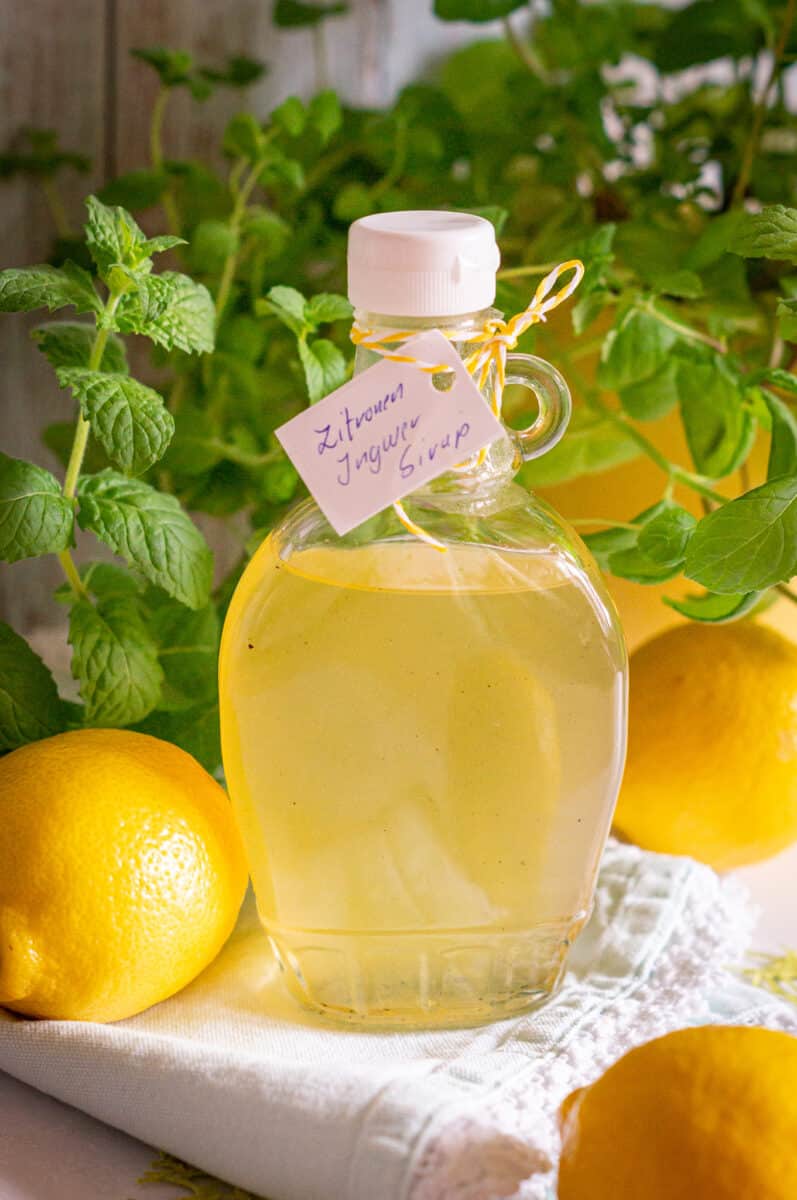 Zitronen-Ingwer-Sirup aus dem Thermomix® (Rachenputzer)