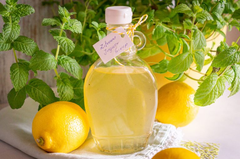 Zitronen-Ingwer-Sirup aus dem Thermomix® (Rachenputzer)