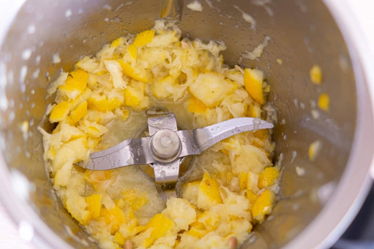 Zitronensalzpaste Thermomix®: 6 Monate haltbar im Glas 4 zitronen zerkleinern im