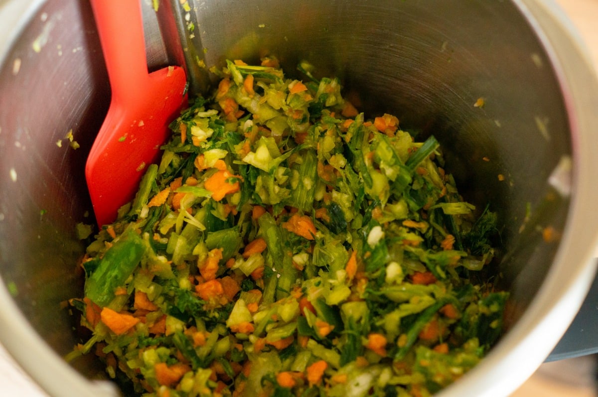 Gewürzpaste für Fleischbrühe Thermomix®: 1 TL pro Würfel 5 gemuese im thermomix zerkleinern