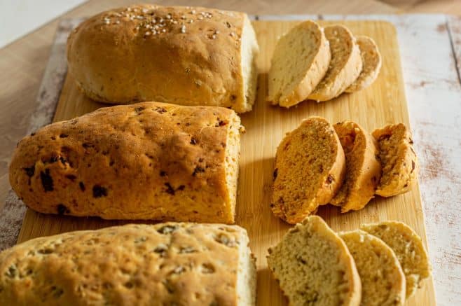 Mediterrane Ciabatta genießt du am besten noch warm