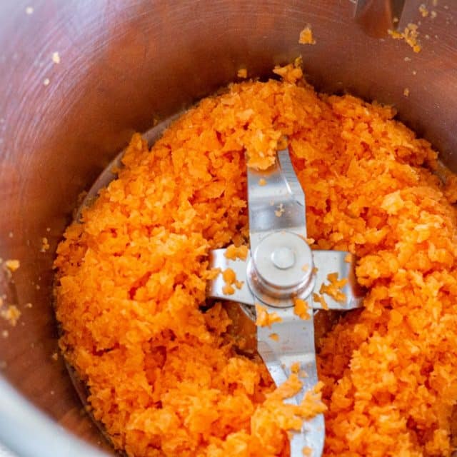 Gemüse fein zerkleinern im Thermomix® • in 1 Minute