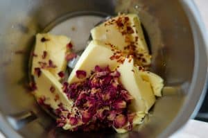 Zutaten für Blütenbutter im Thermomix®