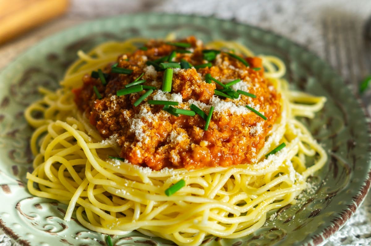 Grünkern Bolognese aus dem Thermomix® • Das perfekte Rezept