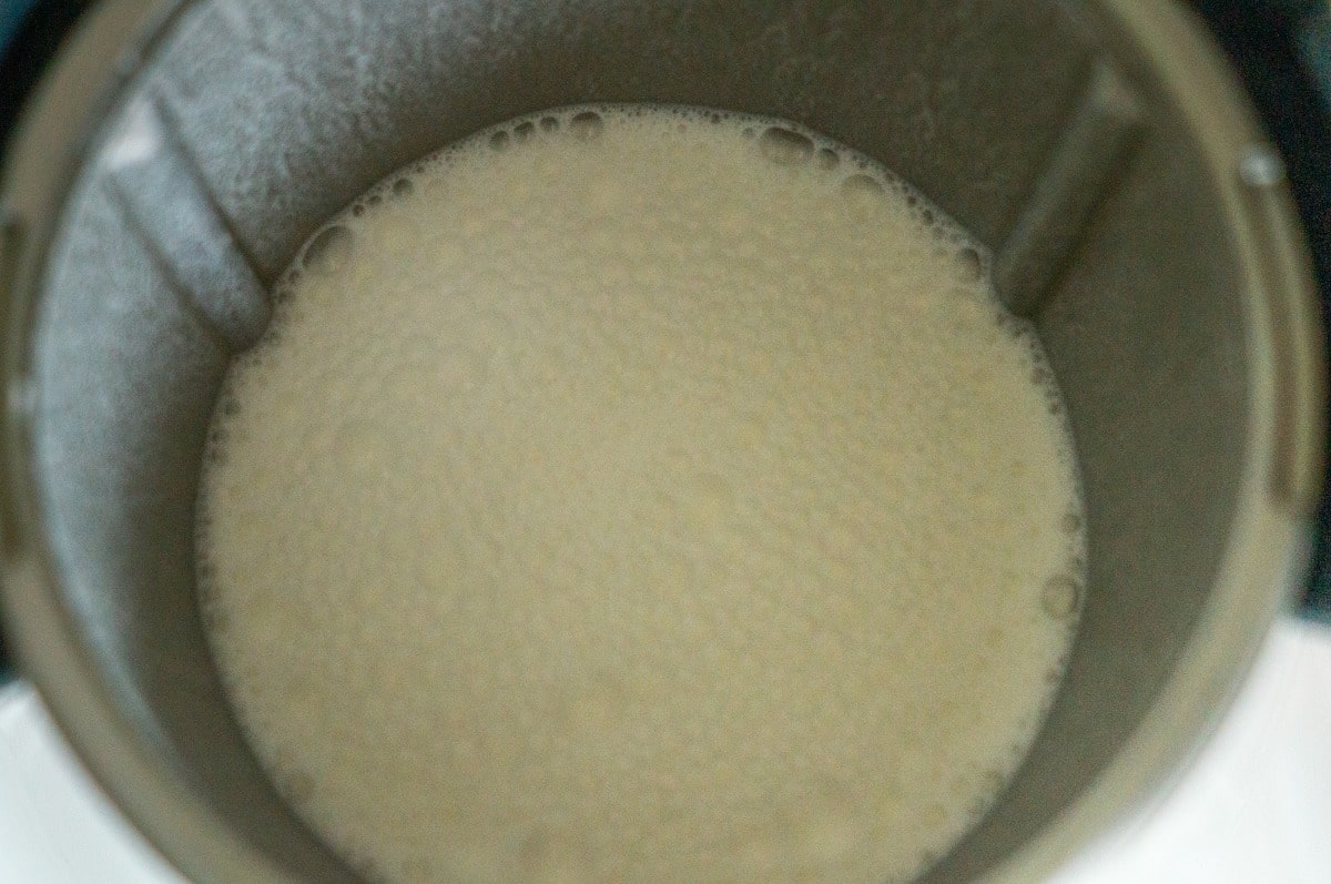 Mandelmilch Thermomix®: 500 ml, 10 Min, ohne Zucker 5 mandelmilch im
