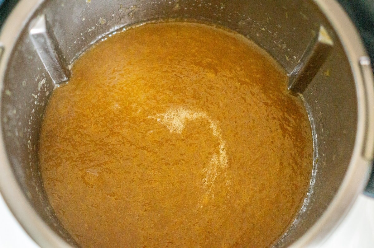 Rhabarbermarmelade Thermomix®: mit Amaretto, 1 kg 6 rhabarber konfituere im thermomix kochen