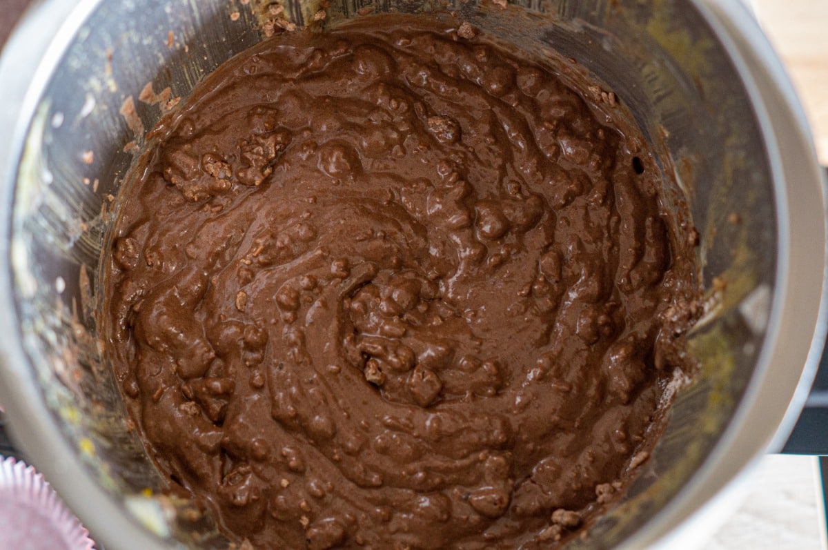 Eierlikör-Marmorkuchen aus dem Thermomix® 5 Schokoladenteig im Thermomix®