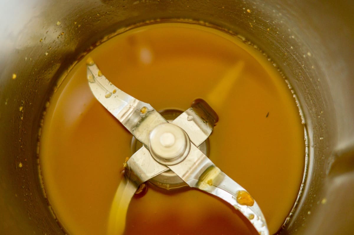 Feste Handcreme selbst gemacht mit dem Thermomix® 5 step 2 handcreme gemischt erwaermt