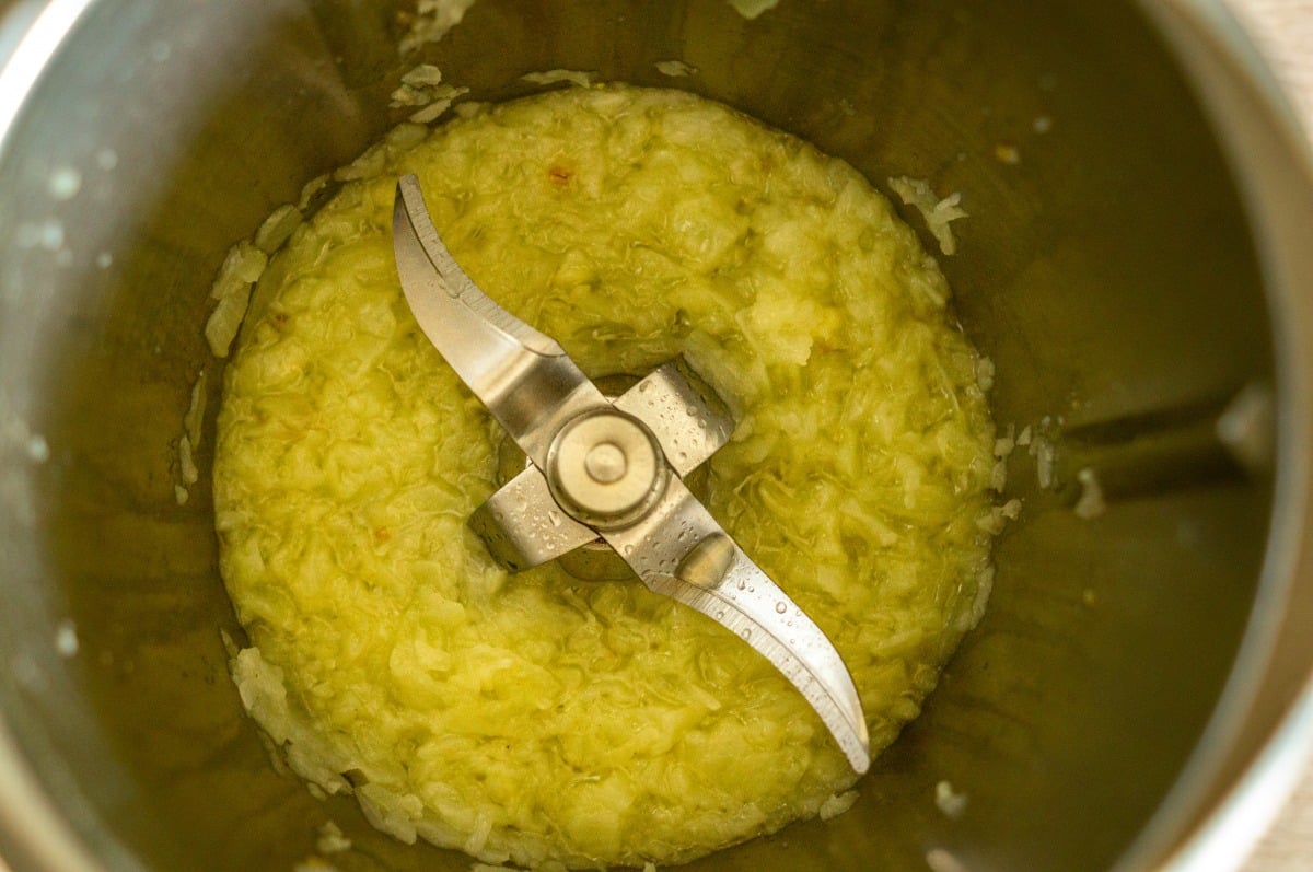 Grünkern Bolognese Thermomix®: Hack-Ersatz mit Biss 5 zwiebel knoblauch oel anduensten