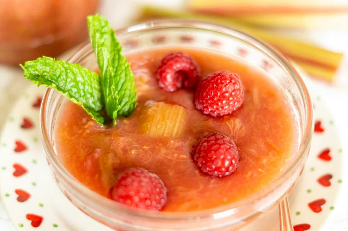 Rhabarber im Thermomix® · Saison plus 12 Rezepte 12 Rhabarberkompott aus dem Thermomix®
