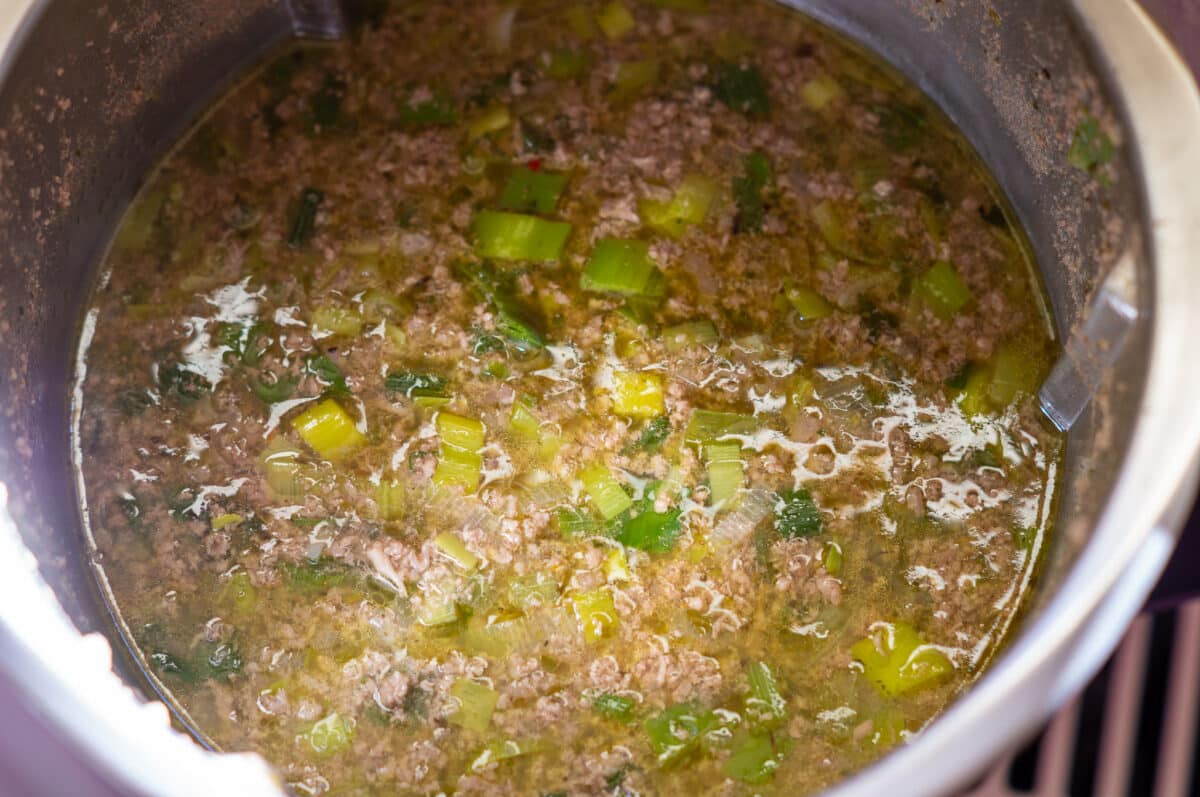 Käse-Lauchsuppe aus dem Thermomix® 8 lauchsuppe im thermomix