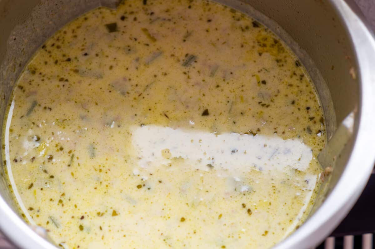 Käse-Lauchsuppe aus dem Thermomix® 9 lauchsuppe mit kaese