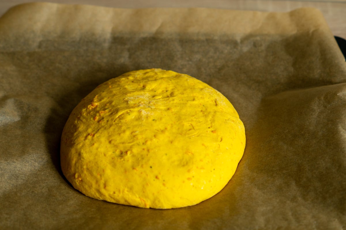 Kürbisbrot Thermomix®: 12 Scheiben, saftig, mit 700 g 9 kuerbisbrot auf backblech