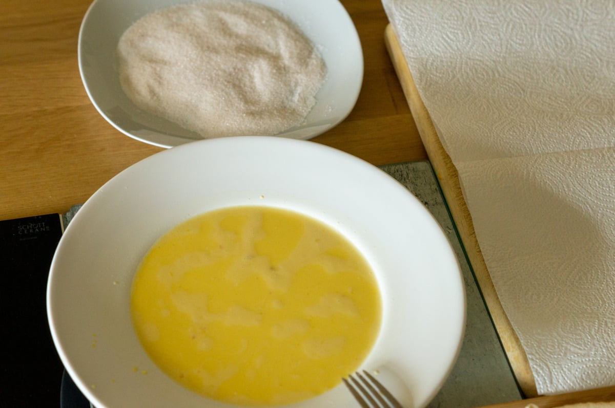 Zwetschgenbavesen Thermomix®: knusprig, nicht ausgelaufen 6 teig in teller