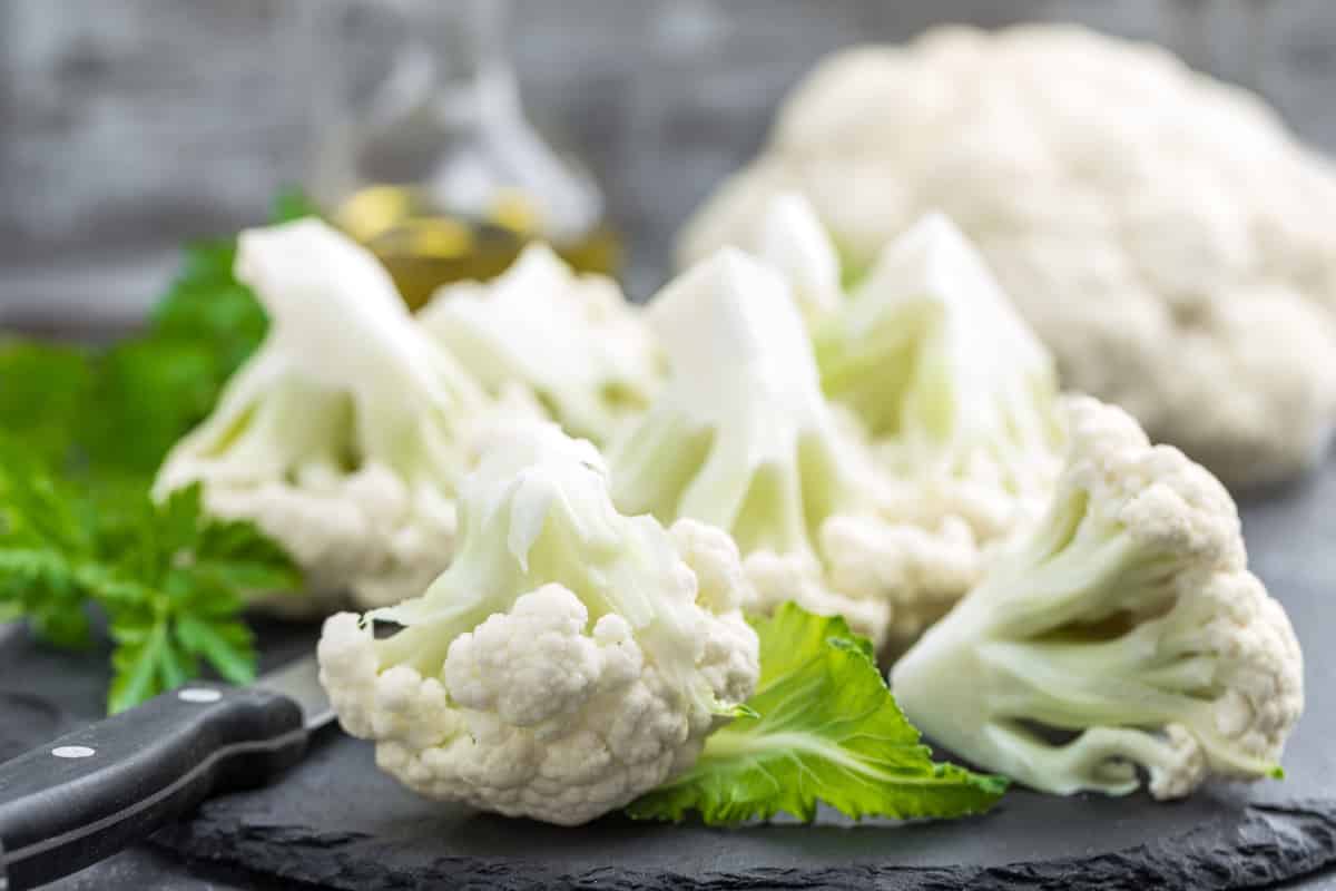 Blumenkohl dämpfen im Thermomix® Varoma® in 15 Minuten 2 Blumenkohl putzen
