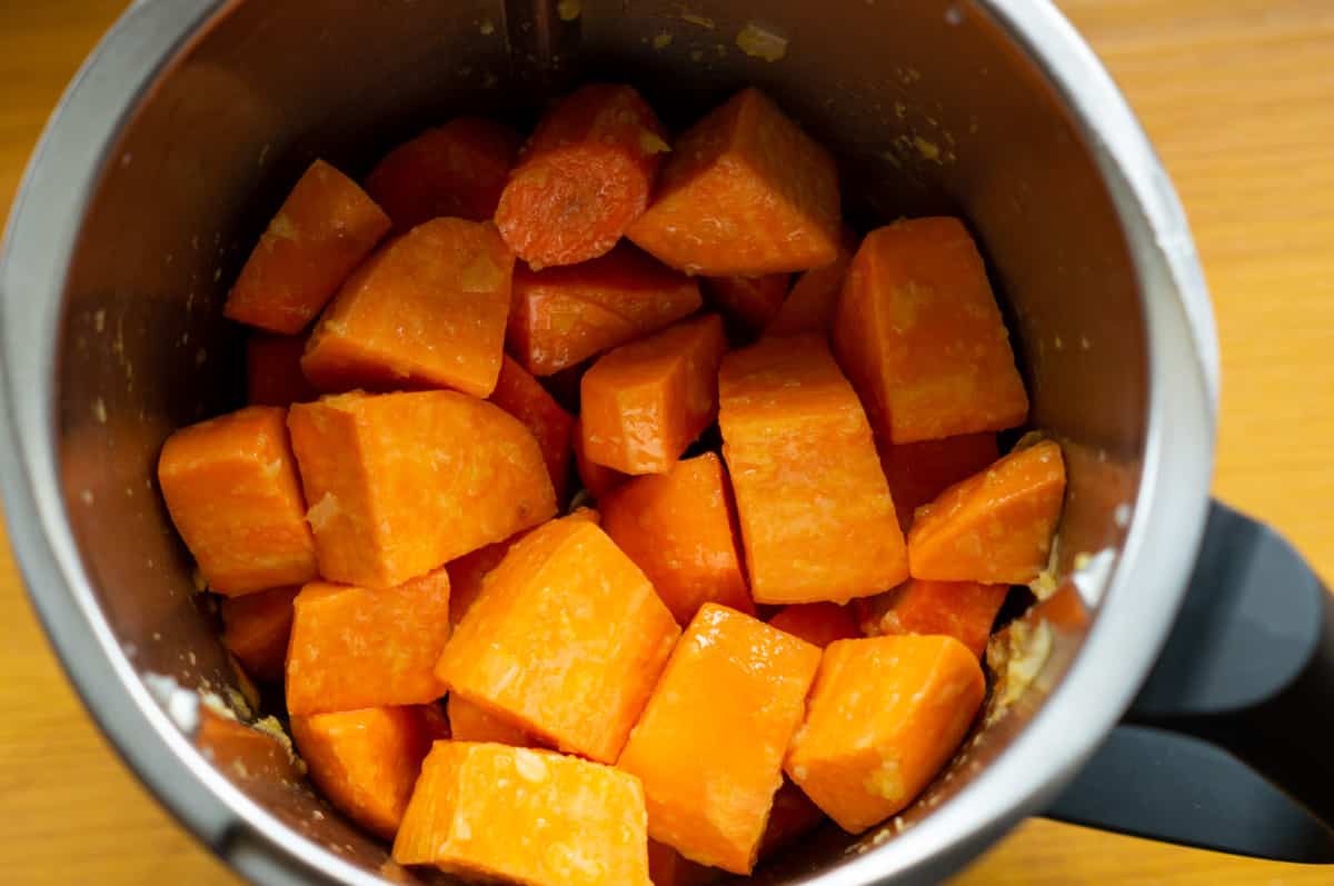 Süßkartoffelsuppe Thermomix: cremig auch ohne Sahne 6 suesskartoffeln