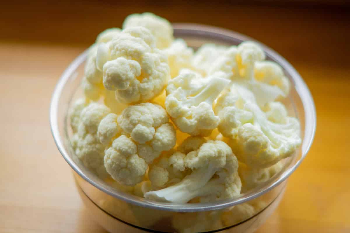 Blumenkohl dämpfen im Thermomix® Varoma® in 15 Minuten 3 Blumenkohlröschen im Varoma