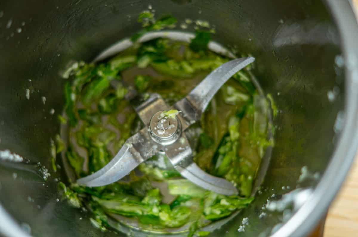 Blumenkohlreis Thermomix®: 4 Sek/Stufe 5, kein Mus 14 fruehlingszwiebel varoma