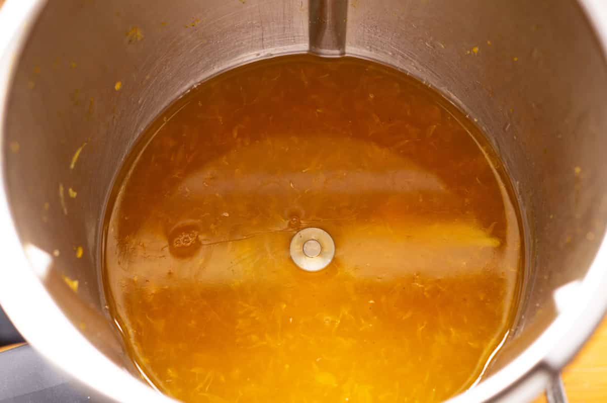 Mandarinenmarmelade Thermomix®: 600 g, 25 Min, 2:1 Zucker 5 mandarinenmarmelade kochen