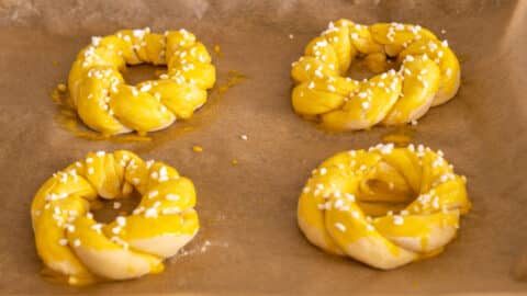 Thermomix® Osterkränchen vor dem Backen