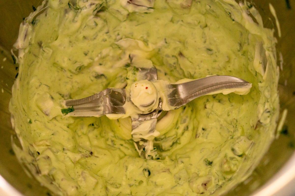 Bärlauch-Creme-Fladen aus dem Thermomix® 10 baerlauch creme