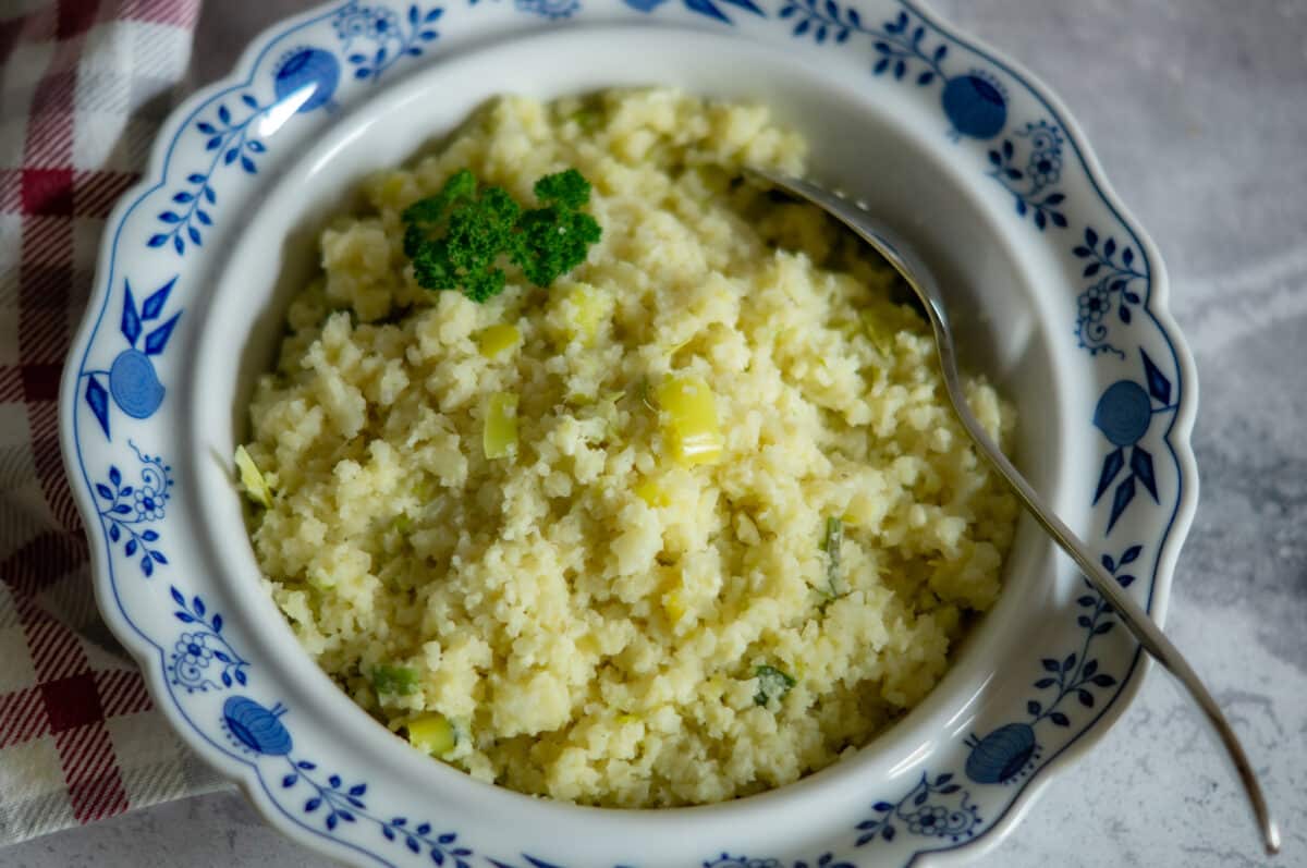 Blumenkohlreis Thermomix®: 4 Sek/Stufe 5, kein Mus 17 blumenkohl reis aus dem thermomix 3