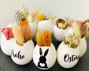 Ostereierkranz DIY Osterdeko