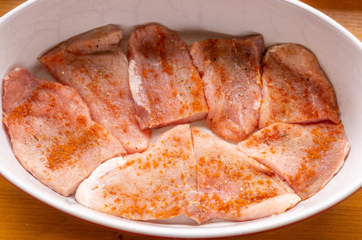 Paprikaschnitzel überbacken Thermomix®: Käse zum Schluss 11 schnitzel in auflaufform