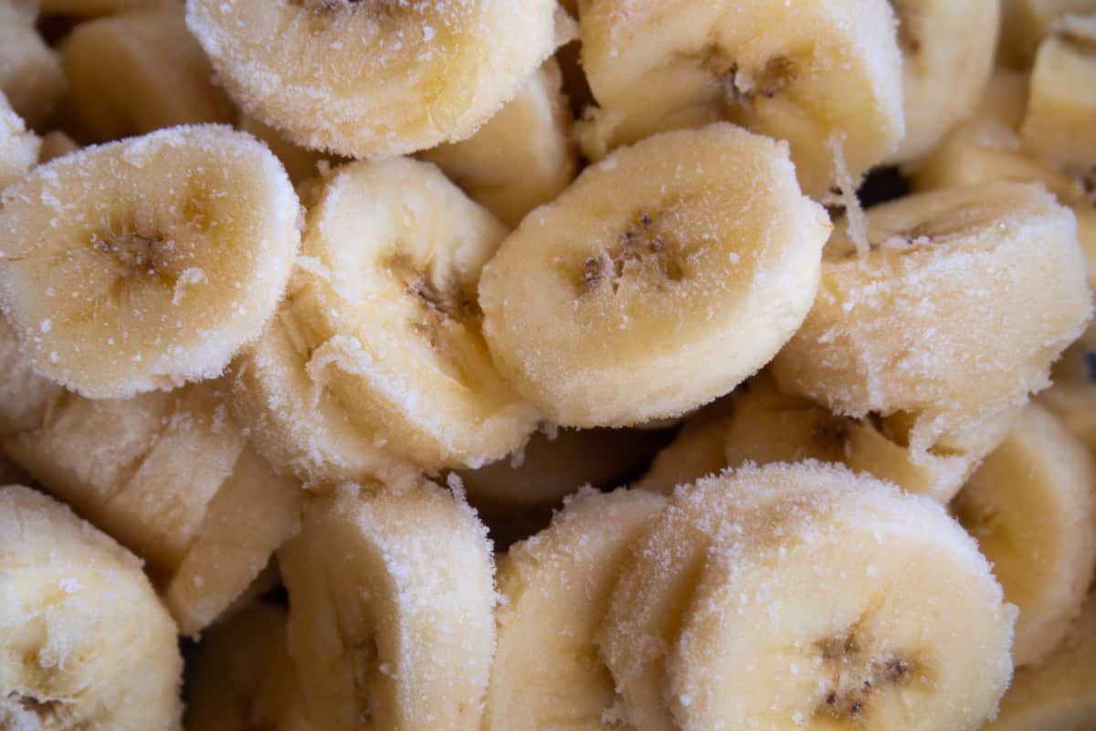 Nicecream Thermomix®: 2 Min, ohne Zucker, vegan 7 bananen gefroren