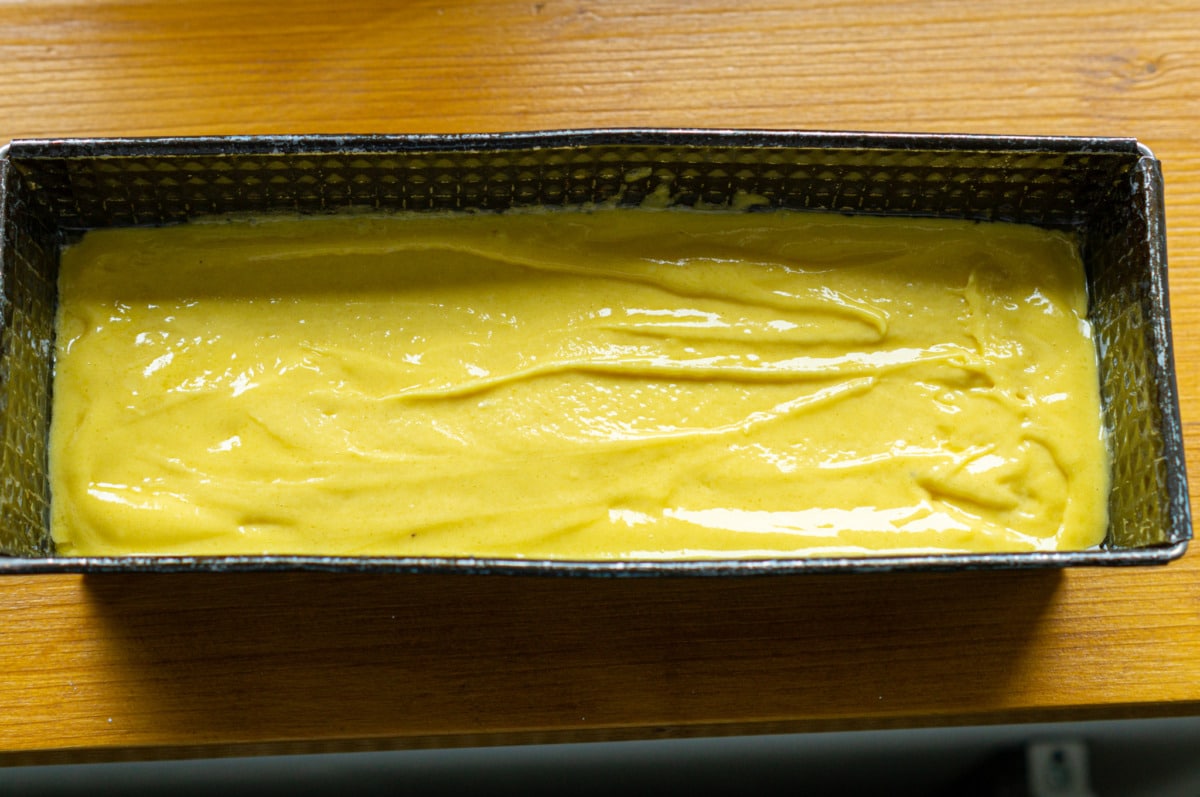 Rührkuchen Thermomix®: Grundrezept, 12 Portionen, 60 Min, 9 teig in kastenform