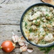 Gor­gon­zo­la-Hähn­chen aus dem Thermomix®