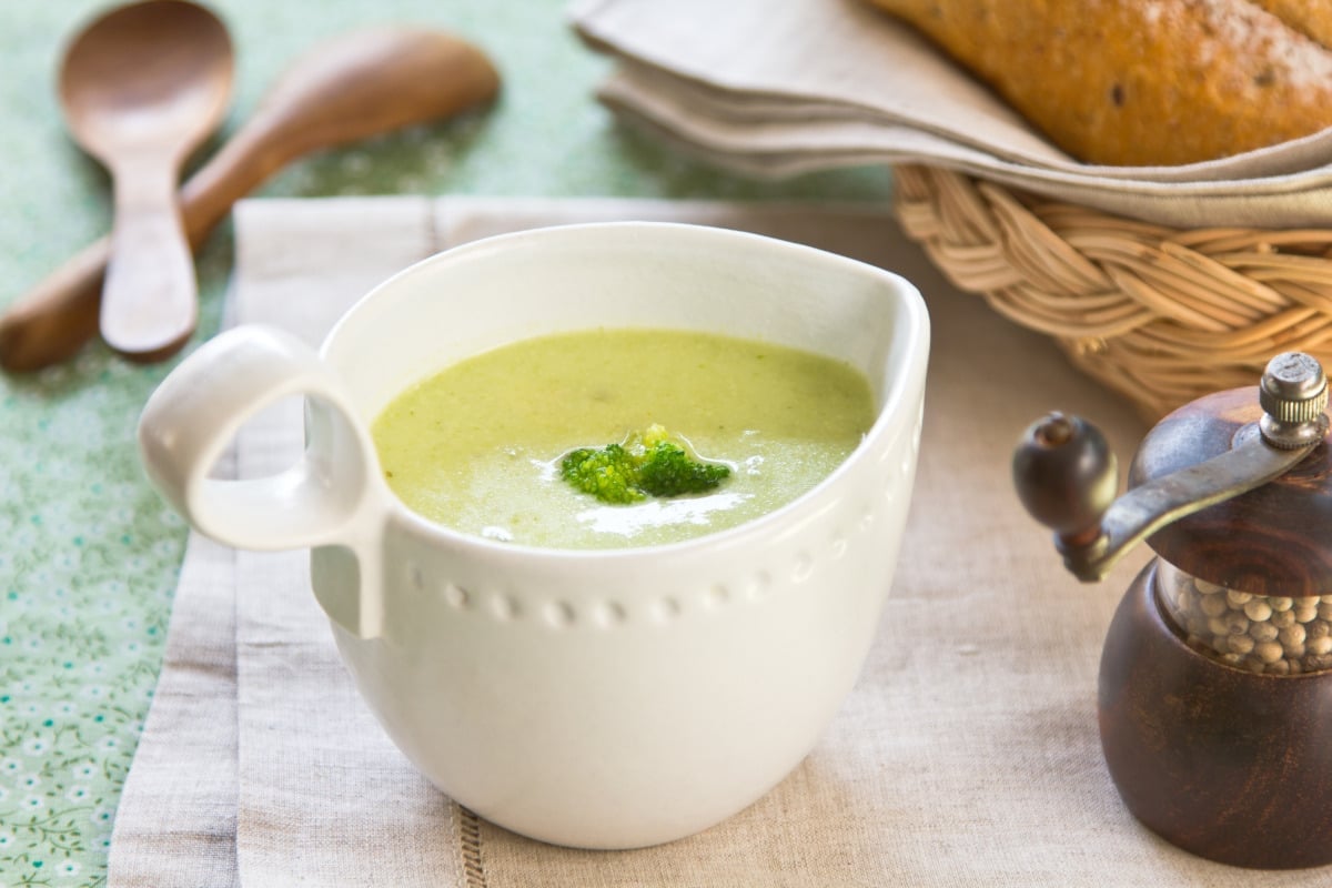 Brokkolisuppe mit Gorgonzola aus dem Thermomix®