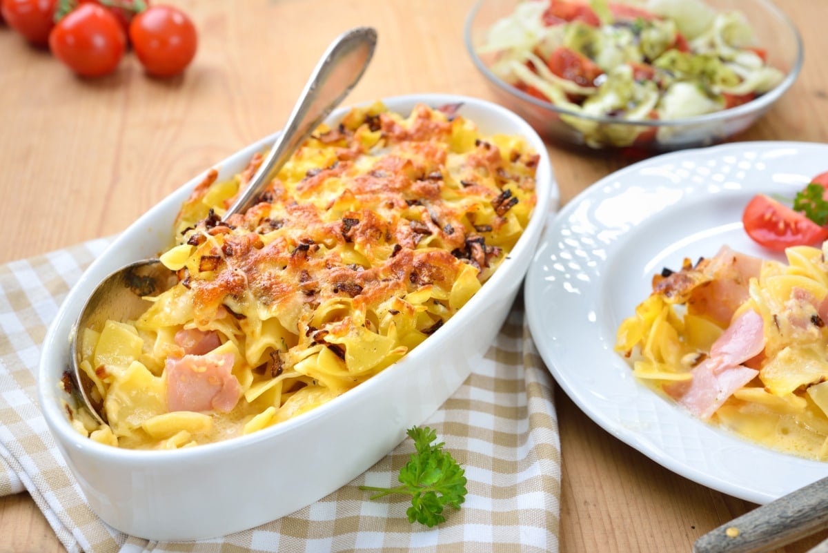 Carbonara Nu­de­lauf­lauf aus dem Thermomix® • will-mixen.de