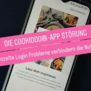 Störung der Vorwerk Thermomix® Cookidoo-App verhindert Login