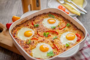 Rösti-Auflauf mit Ei aus dem Thermomix®