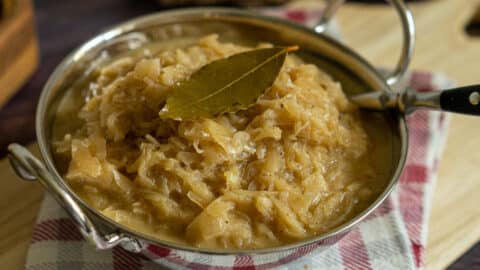 Sauerkraut aus dem Thermomix® servieren