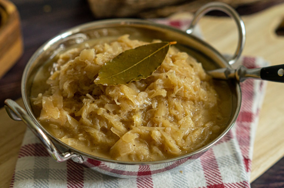 Sauerkraut aus dem Thermomix® servieren