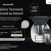 Thermomix Jubiläums Paket mit zweitem Mixtopf für 1 Euro