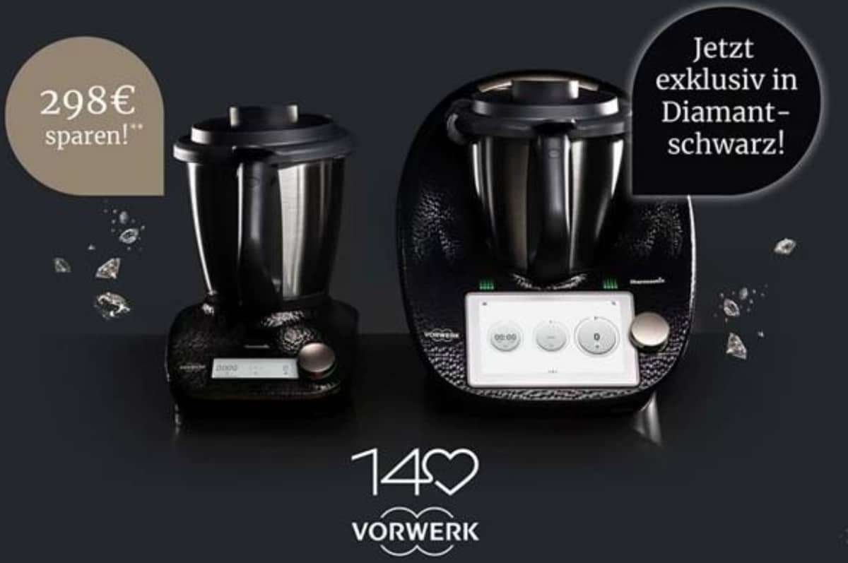 Vorwerk Thermomix® TM6: Limitierte Edition in Diamantschwarz (Bildquelle: Vorwerk)