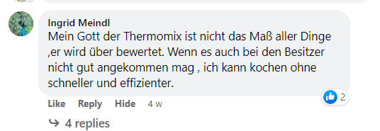 Facebook Kommentar Meindl