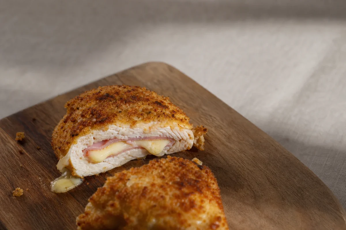 Cordon Bleu aus dem Thermomix® und der Heißluftfritteuse 1 Cordon Bleu aus dem Thermomix® und der Heißluftfritteuse