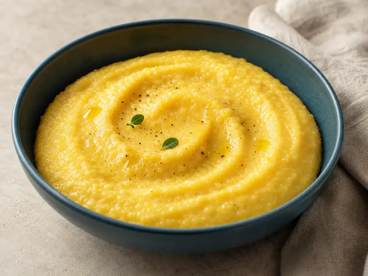 Polenta im Thermomix®: cremiges Grundrezept 1 Polenta im Thermomix®: cremiges Grundrezept