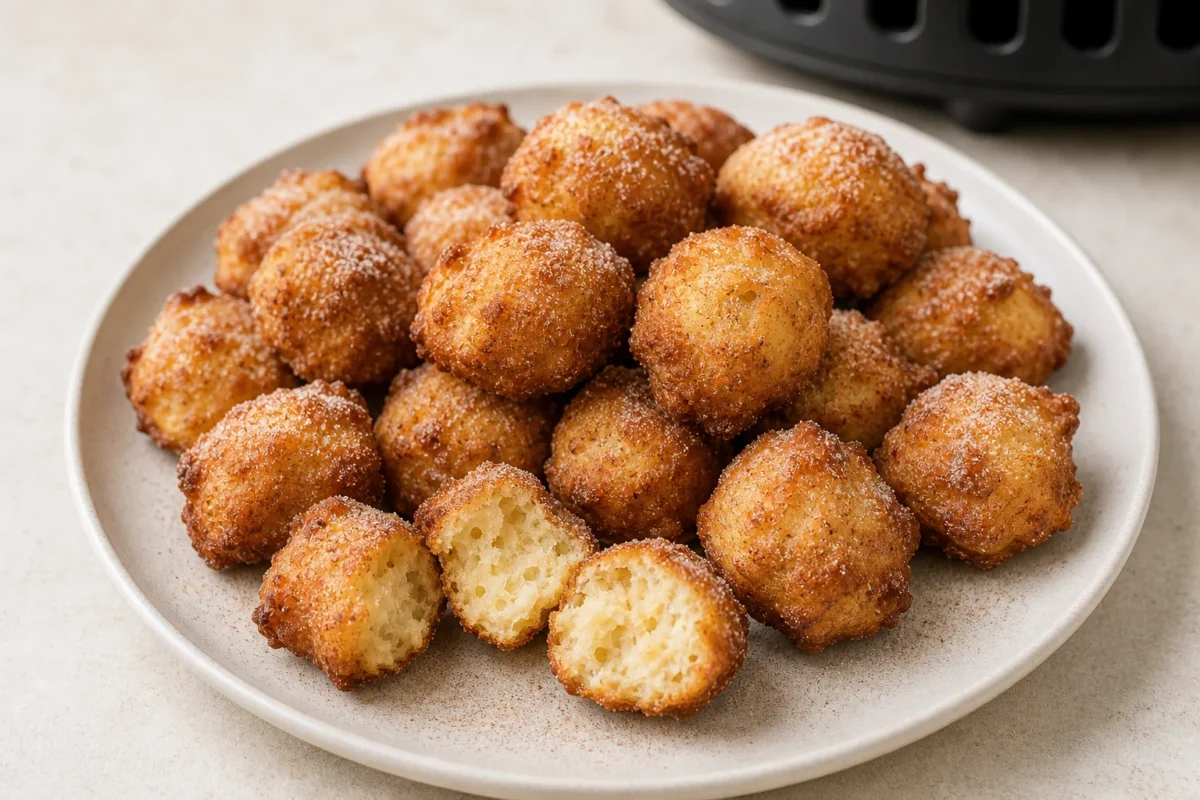 Quarkbällchen aus dem Thermomix® und der Heißluftfritteuse 1 Quarkbällchen aus dem Thermomix® und der Heißluftfritteuse